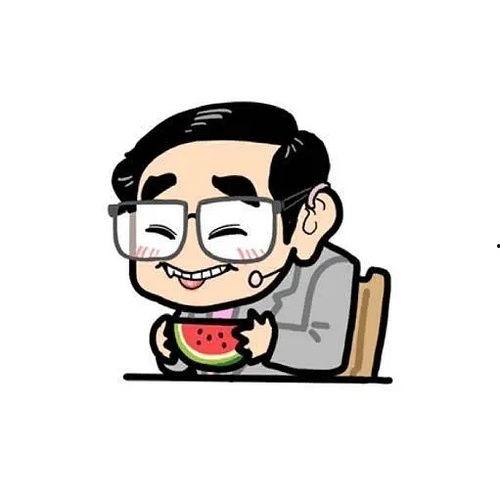 吃瓜表情图片可爱