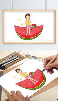 娱乐吃瓜背景模板图片高清